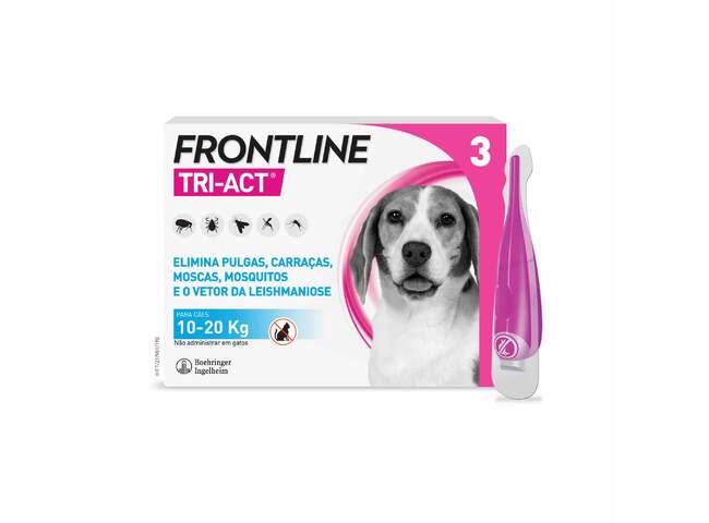 FRONTLINE TRI-ACT M CAO 10-20KG 2ML X 3 SOL