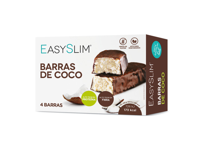 EASYSLIM BARRAS COCO 45G X4