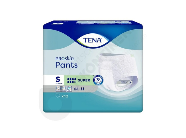 TENA PANTS CUECAS SUPER S X 12