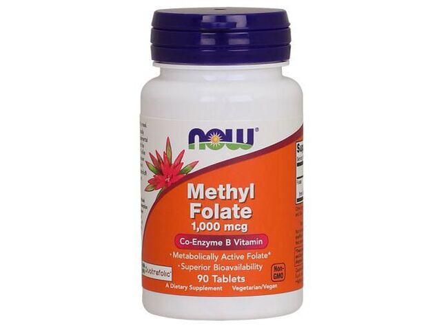 METHYL FOLATE 1000MCG 90 COMP NOW