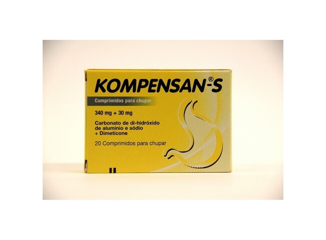 KOMPENSAN S 340/30MG 20 COMP