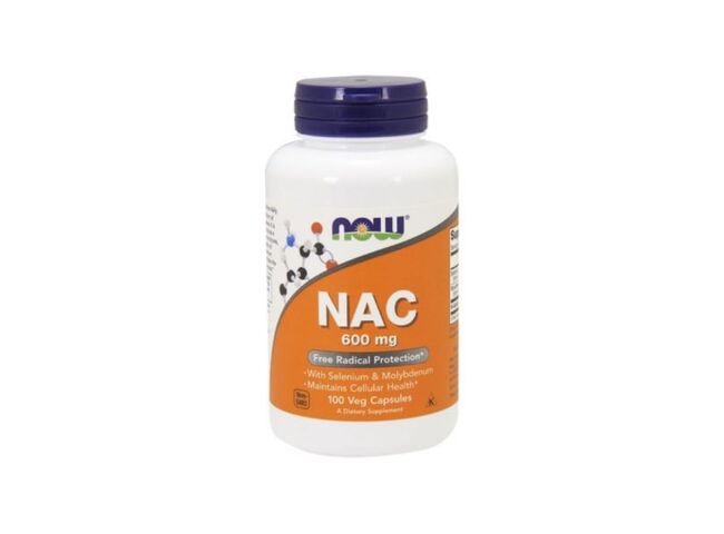 NAC 600 MG 100 CAPS VEG NOW