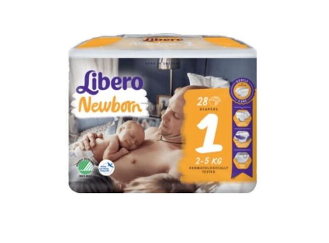 LIBERO BABY RN 2/5KG X 28 N1