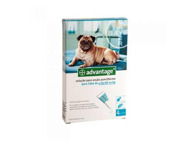 ADVANTAGE CAO 4-10KG 1ML X 4 SOL