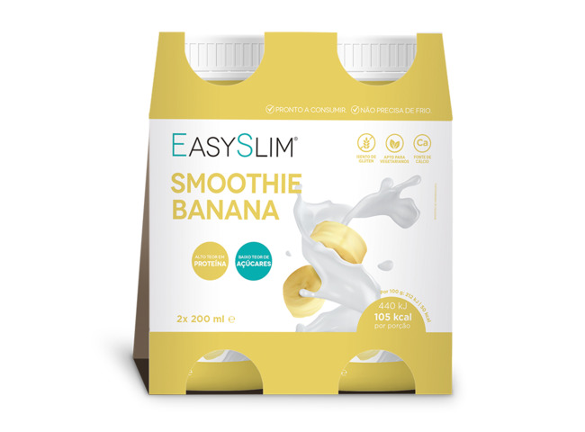 EASYSLIM SMOOTHIE BANANA 200ML X2