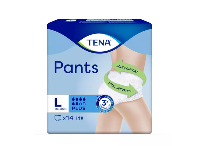 TENA PANTS CUECAS PLUS L X 14