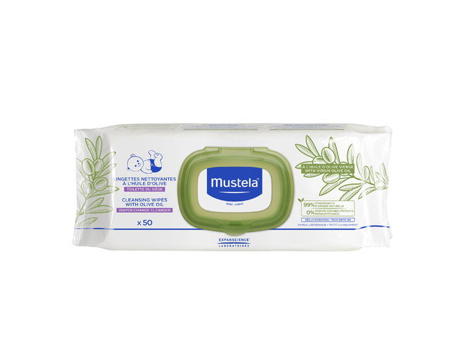 MUSTELA TOALHETE LIMP AZEITE X50