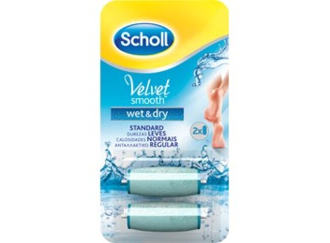 SCHOLL VELVET SMOOTH WET DRY RECARGA LIMA X 2