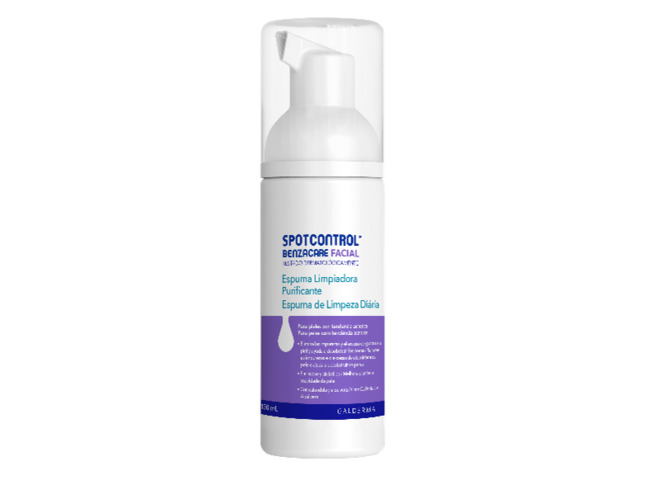 SPOTCONTROL®BENZACARE FACIAL ESPUMA DE LIMPEZA DIÁRIA 130ML